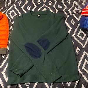 Men's H&M Green Fuzzy Sweater